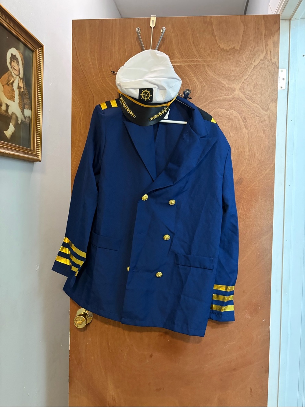 Target Navy Captain-Style Blazer and hat costume